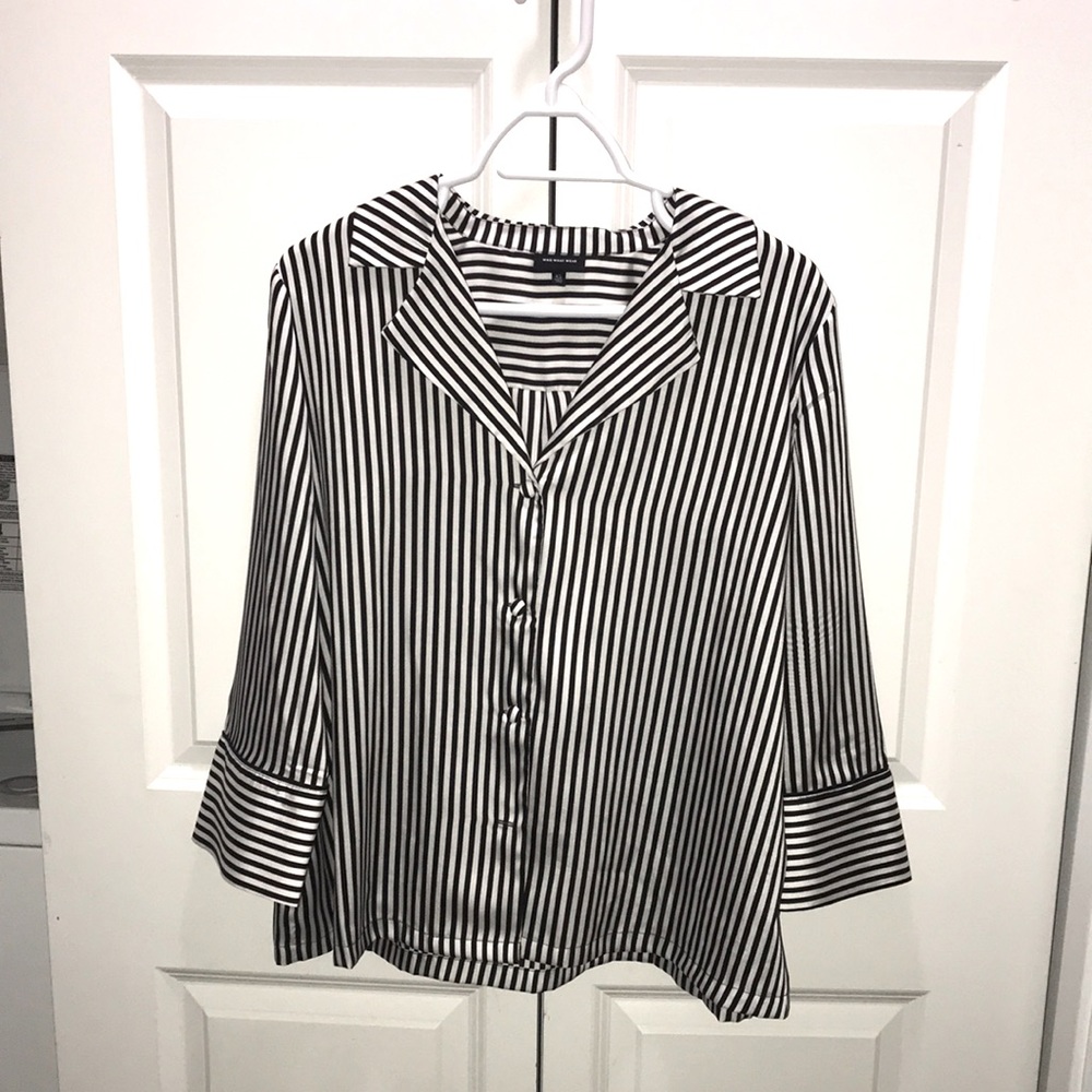 NEW Who We Are Stripped Blouse